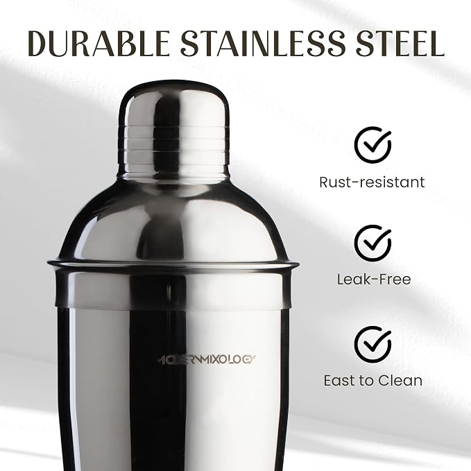 Modern Mixology 8-Piece Cocktail Shaker Set - Image 8