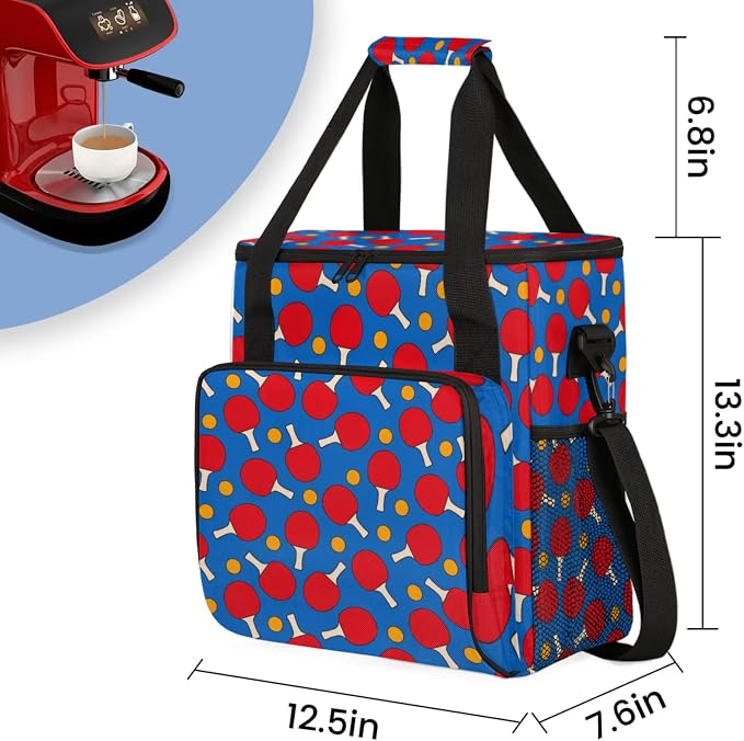 Ping Pong Coffee Maker Travel Bag, Ping Pong Large Carrying Storage Case - Image 2