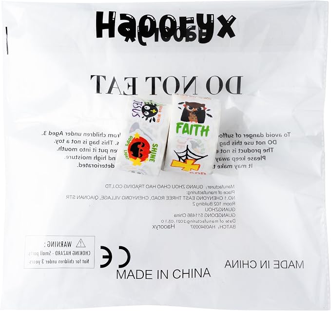 Haooryx Halloween Religious Sticker Rolls - Image 8
