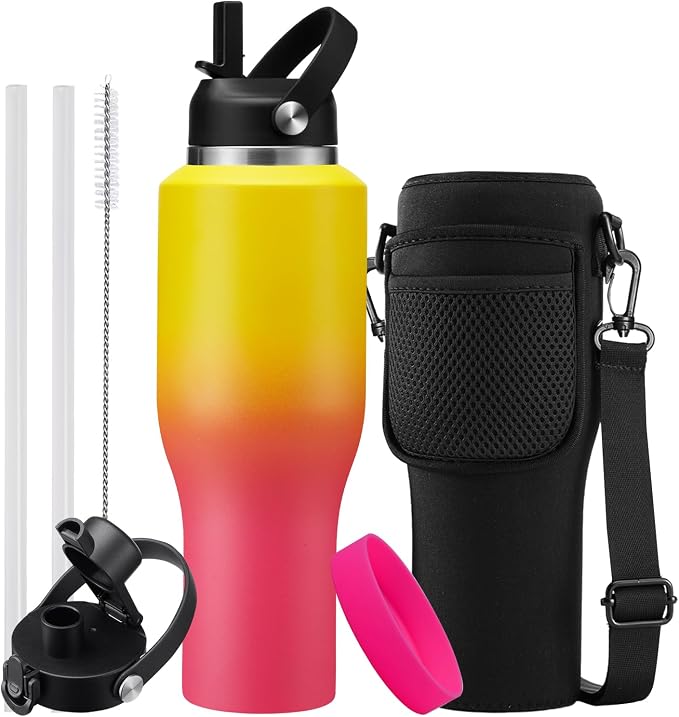 40 oz Insulated Water Bottle by DIGJUPER