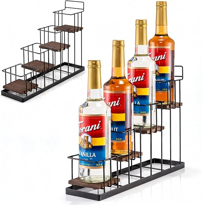Coffee Syrup Rack Organizer, by kimilus