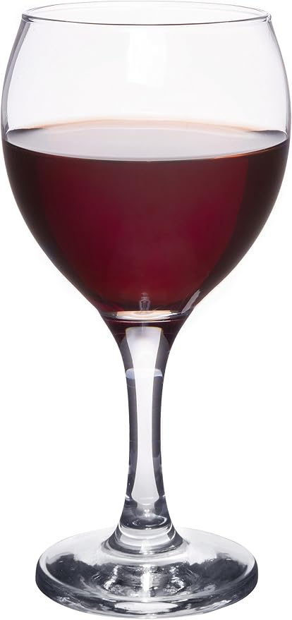 Red Co. Multipurpose Classic Stemmed Clear Wine Glasses, 12.25 fl oz — Set of 4 - Image 4