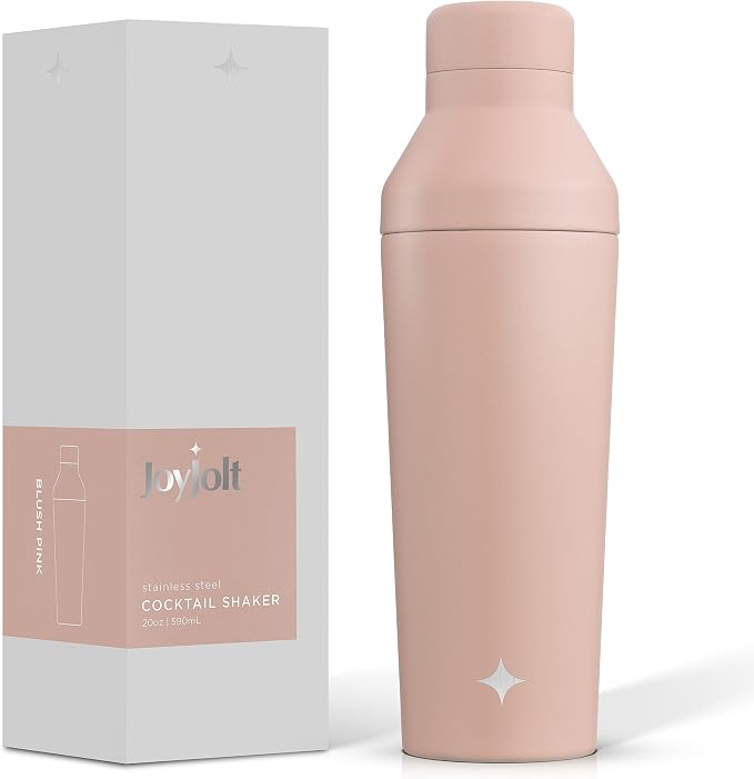 JoyJolt Triple Insulated Cocktail/Protein Shaker Bottle. 20oz Shaker Cup - Image 9
