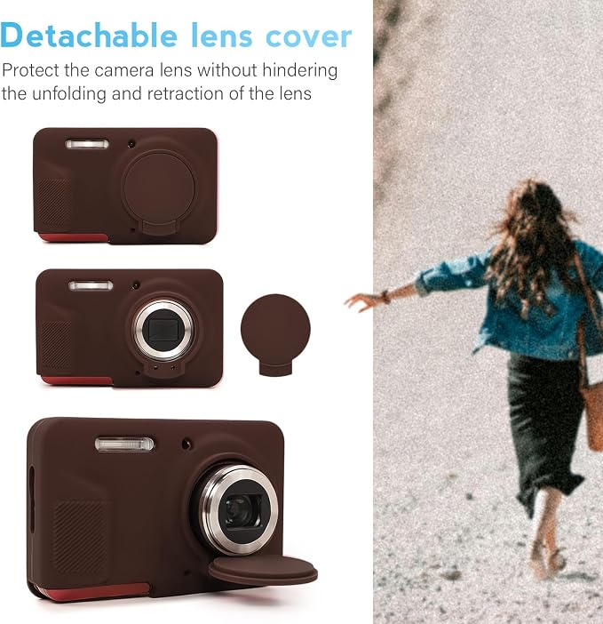 Case for Kodak PIXPRO FZ55, Soft Silicone Camera Case for Kodak FZ55 - Image 5
