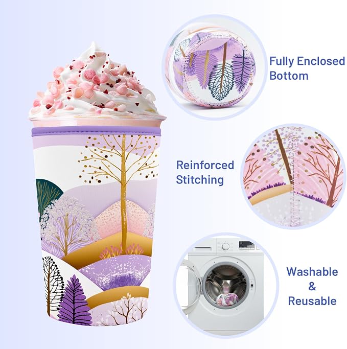 Iced Coffee Sleeve Reusable Cup Sleeves - Image 5