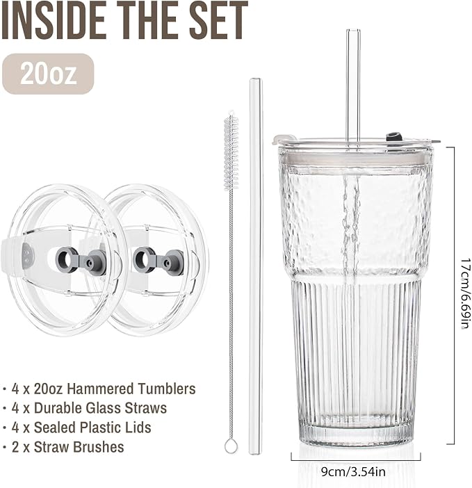 SoulTimes 20oz Glass Tumblers - Image 3
