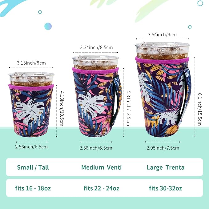 Iced Coffee Sleeve Insulator Sleeves - Image 2