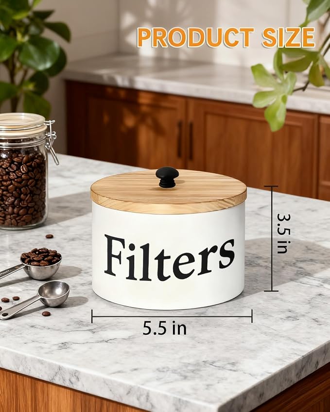Built-in Storage Filter Holder – Space-Saving Countertop Essential - Image 4