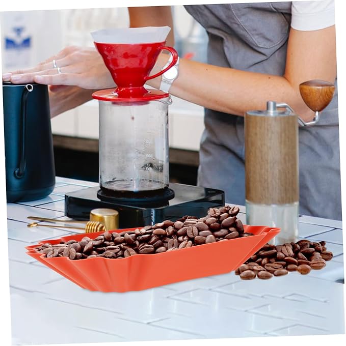 Zerodeko 4pcs Coffee Bean Display Tray Multi-Function Measuring and Serving - Image 8