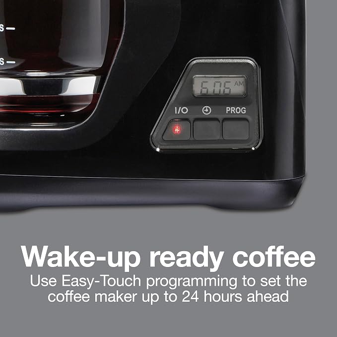 Proctor Silex FrontFill Drip Coffee Maker, Digital & Programmable, 12 Cup Glass - Image 4