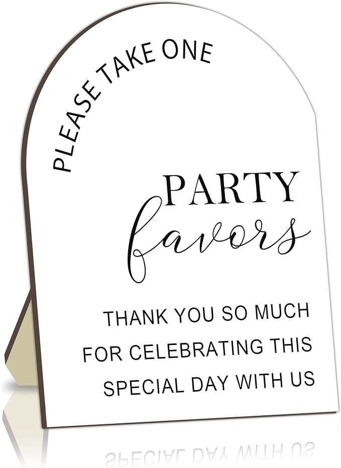 Party Favors Sign, Favors Bar Station Sign by Unknown