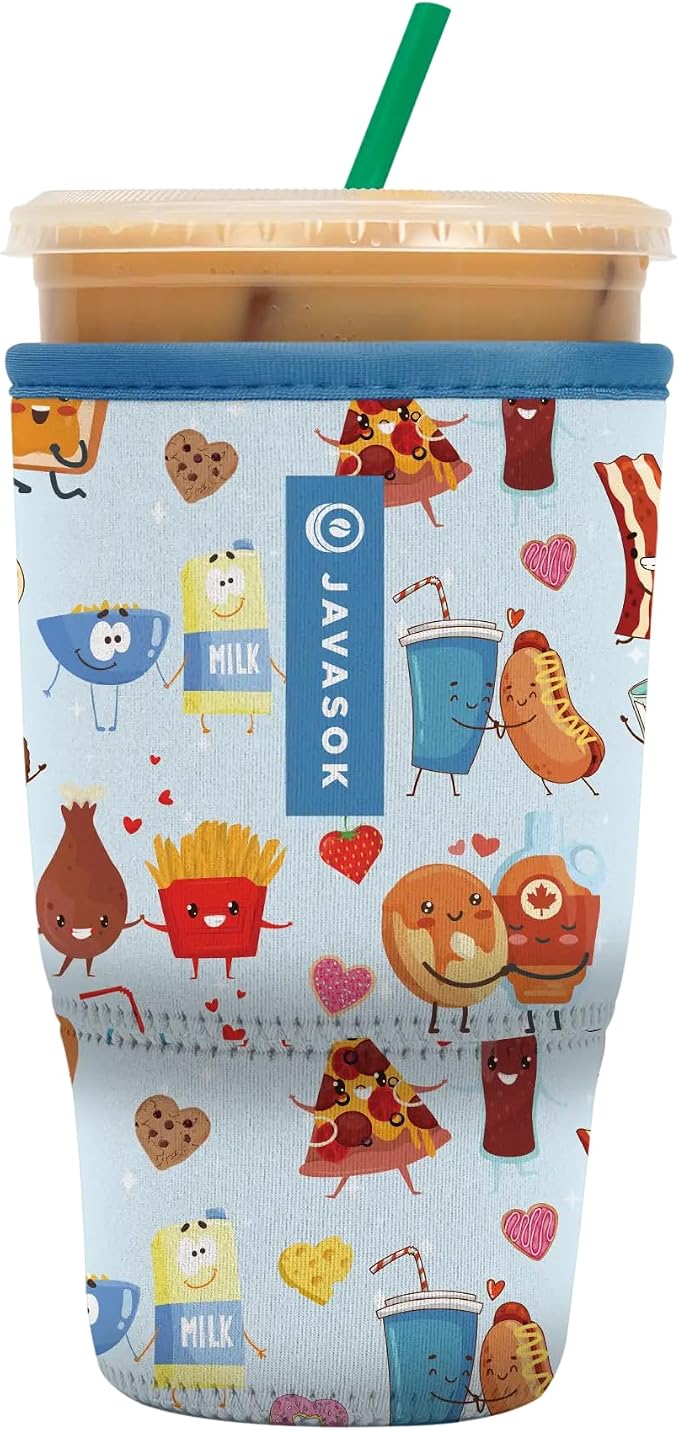 Sok It JavaSok Iced Coffee & Cold Soda Insulated Neoprene Cup Sleeve by SokIt