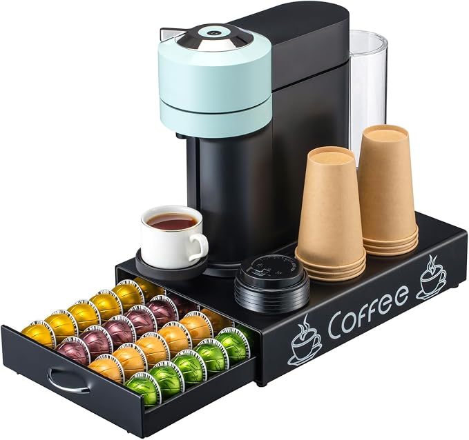 Nespresso Pod Holder Pod Drawer Cabinet Pod Storage Rack by Ricerat