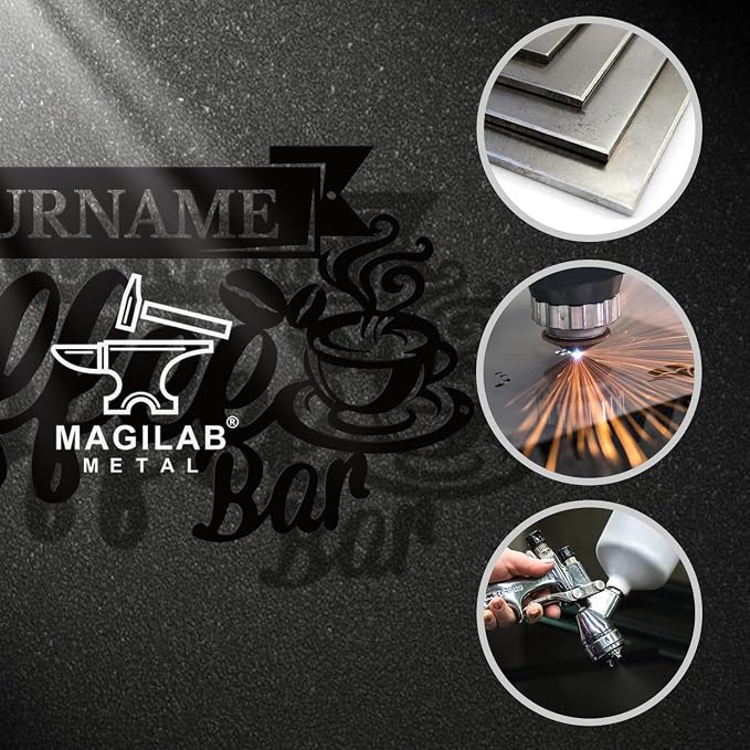 Custom Metal Coffee Bar Signs - Image 7