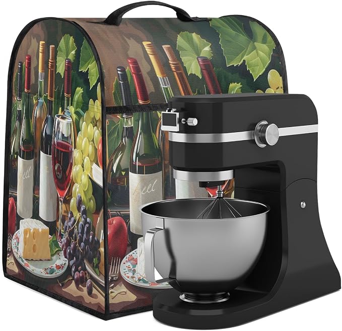 Wine Kitchen Aid Mixer Cover Compatible Stand Mixer Dust Cover | Grape Kitchen - Image 2