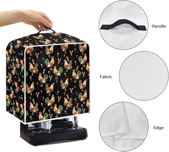 Rooster Coffee Maker Covers Heat-Resistant Waterproof Dust-Proof Dust Cover - Image 5