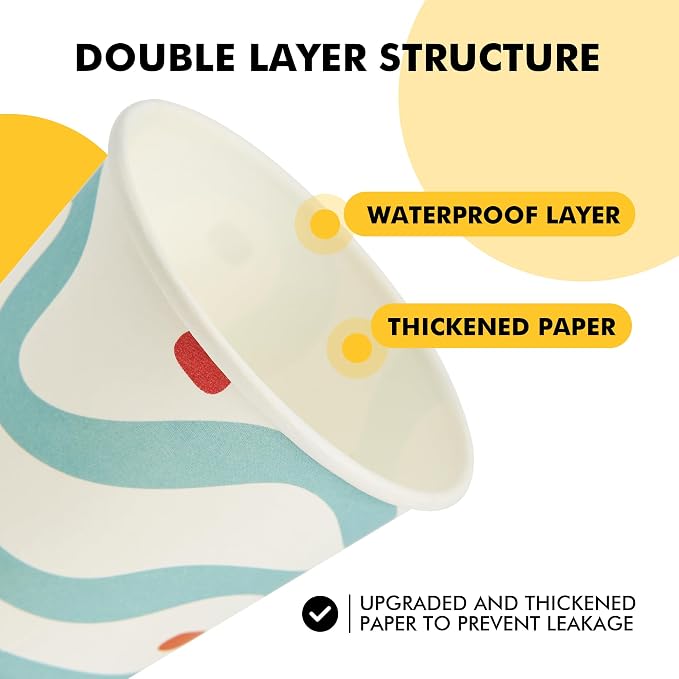 RACETOP Paper Cups 3 oz, Bathroom Cups 3 oz, Disposable Bathroom Paper Cups - Image 7