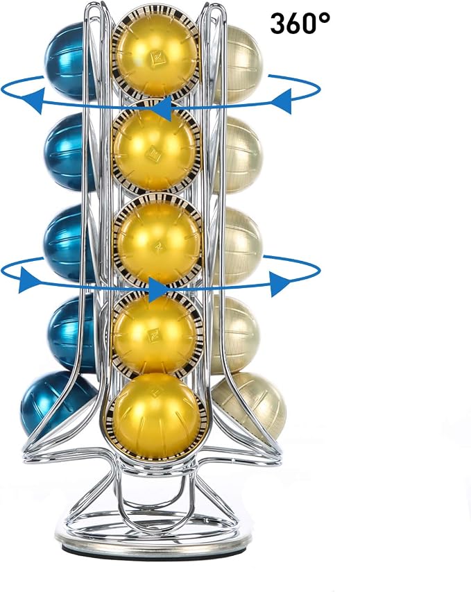 FlagShip Coffee Pod Holder 360-Degree Rotatable Nespresso Vertuoline VertuoPlus - Image 4