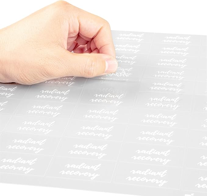 Restaurantware-1.9 x 1 Inch Radiant Recovery Juice Bottle Labels, 100 - Image 7