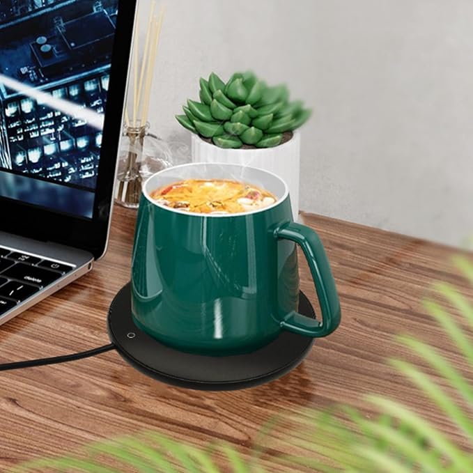 Smart Coffee Mug Warmer, 3 Levels Temperature Setting USB Powered Beverage Cup - Image 5