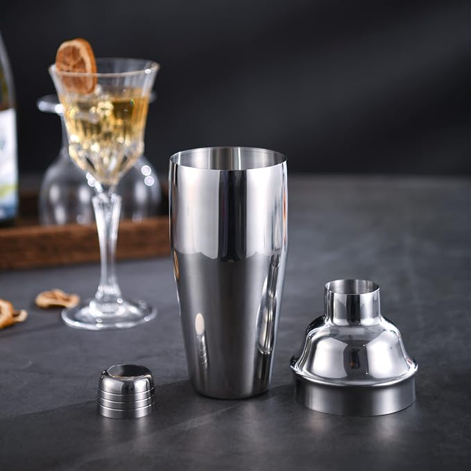 LUCKYGOOBO Cocktail Shaker, 24 oz Martini Shaker, Drink Shaker Built-in Strainer - Image 8