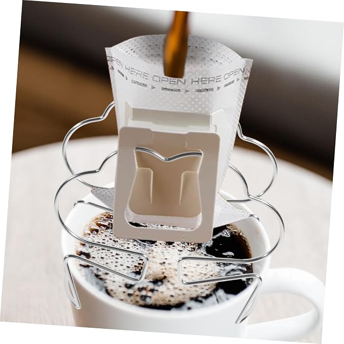 HEALLILY Hand Brewed Coffee Holder Filter Bag Rack Strong Hanging Ear Drip - Image 9