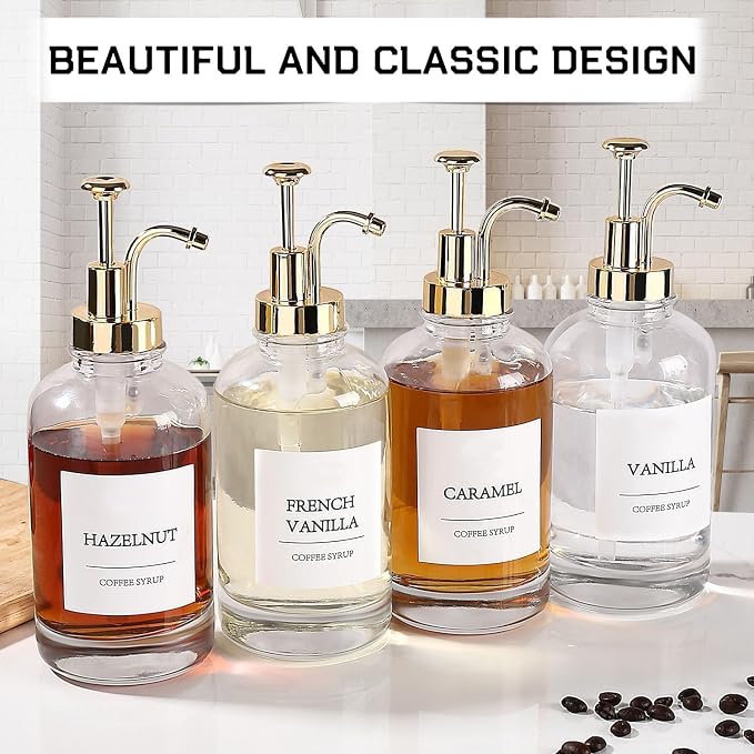 Coffee Bar Accessories, Coffee Syrup Dispenser - Image 3