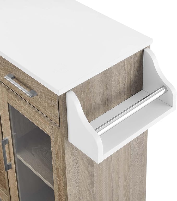 Modway Culinary Rolling Kitchen Cart - Image 7