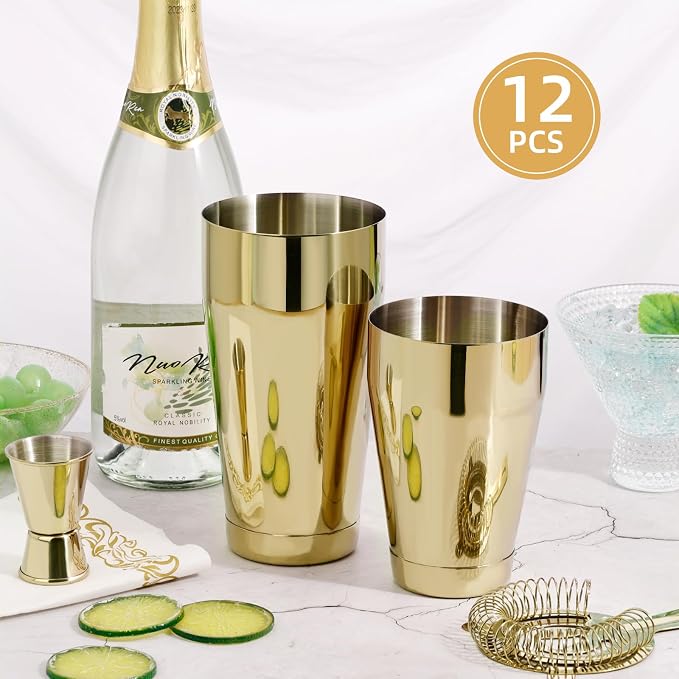 Mwellewm Boston Shaker Cocktail Set Bartender Kit - Image 2