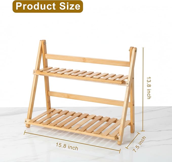 Matcha Station Organizer, Bamboo Coffee Station Organizer & Tea Accessories - Image 5