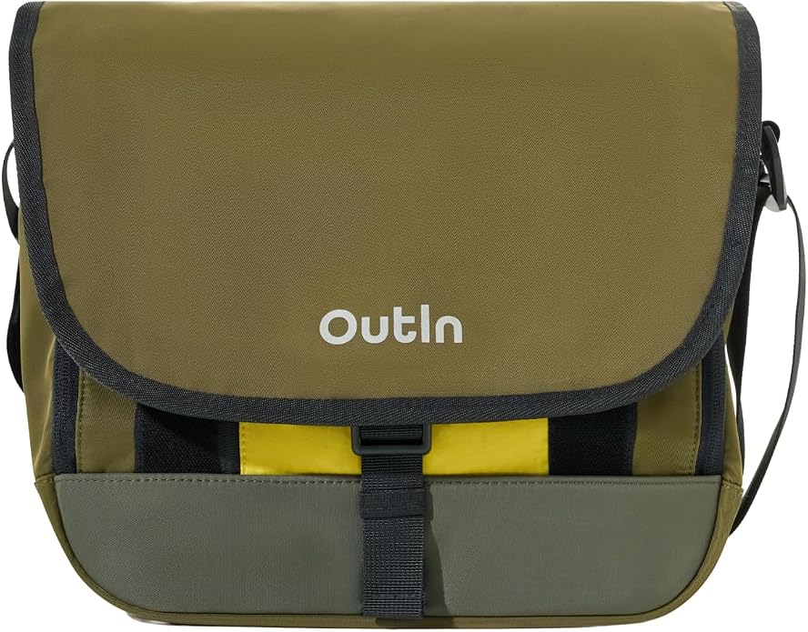 Flex Messenger Shoulder Bag, Nylon Crossbody Travel Bag by OutIn