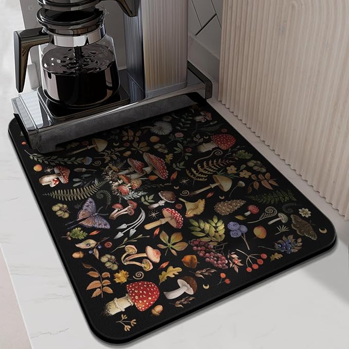 Dish Drying Mat Kitchen Countertop, Super Absorbent Coffee Bar Mat - Image 8