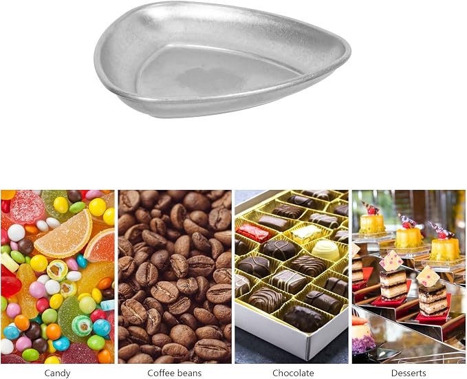 Fruit Tray Coffee Beans Cupping Sample Tray Triangle Shaped Reusable Stainless - Image 3
