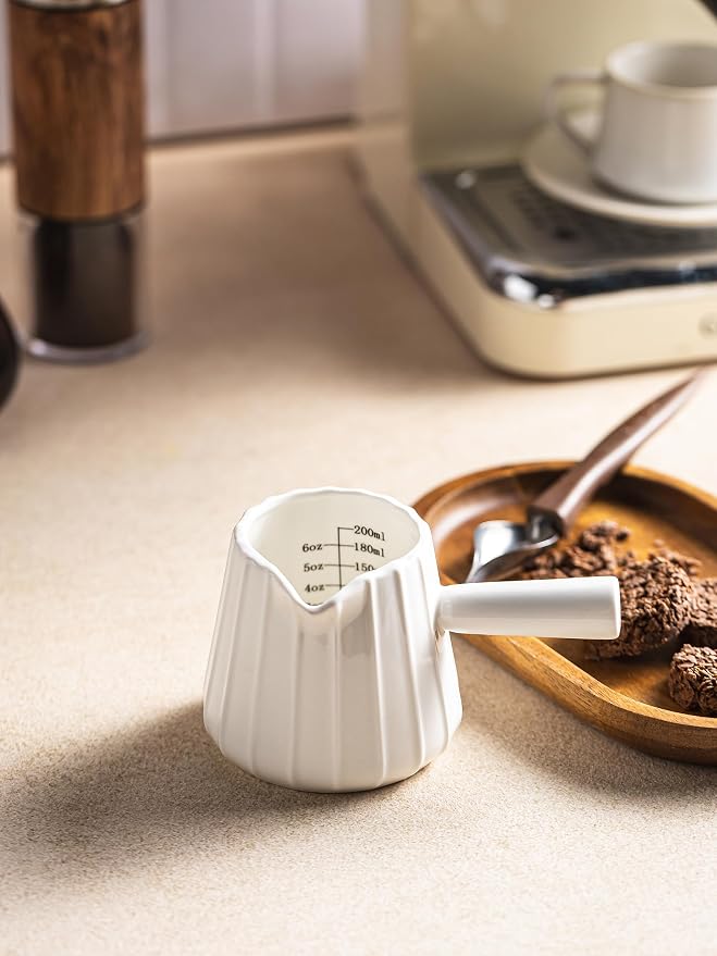 Espresso Cups Ceramic, 200ML Espresso Measuring Cup - Image 9