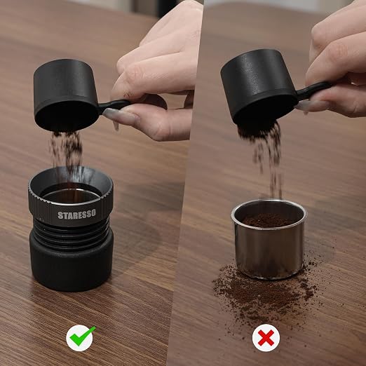 STARESSO 37mm Coffee Dosing Funnel & Espresso Coffee Tamper, Aluminium Alloy - Image 3