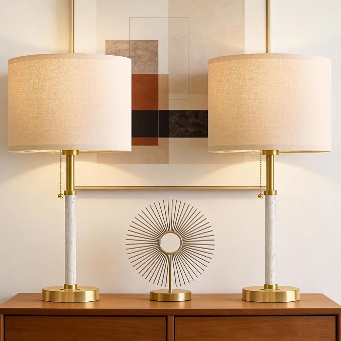 G-SAFAVA 22" Table Lamps Mid Century Modern Lamps - Image 4