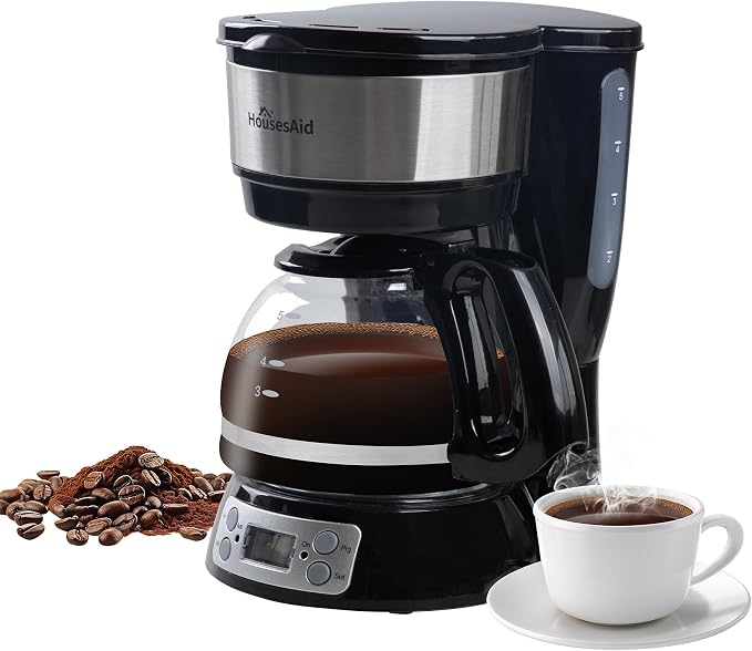 5-Cup Programmable Drip Coffee Maker by HousesAid