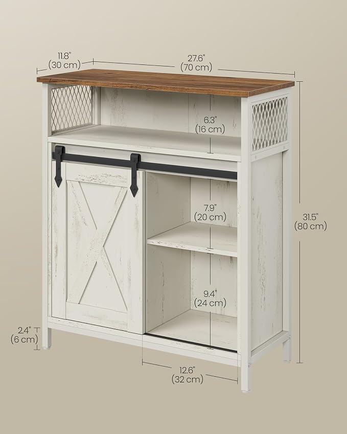 VASAGLE Buffet Cabinet, Coffee Bar Storage Cabinet, Sideboard - Image 3