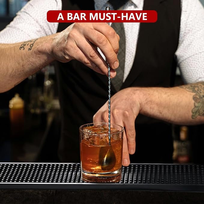 Black Spill Bar Mats | Drying, Durable and Stylish Spill Mats - Image 5