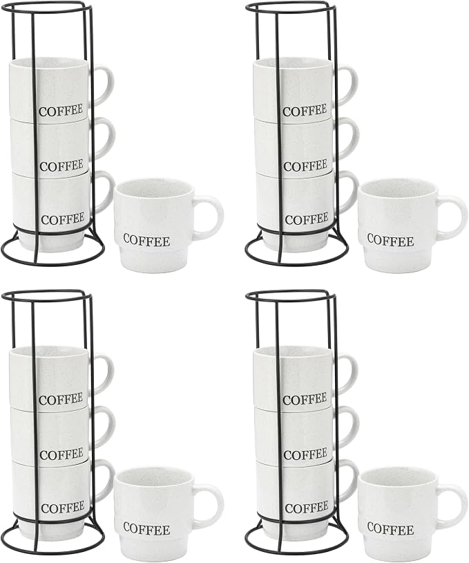 Signature Housewares Stackable Coffee Mug Tower Set by SignatureHousewares