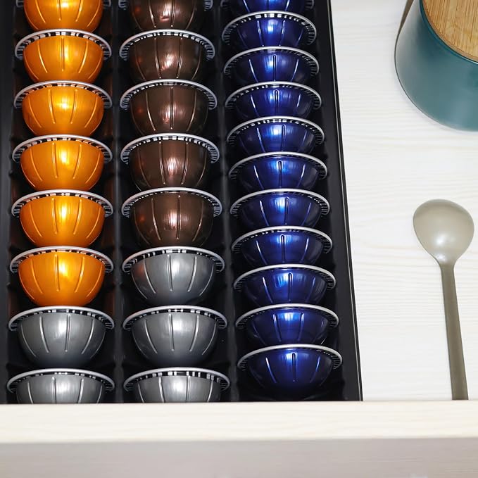 Coffee Pod Storage holder, Drawer Insert tray Holds 60-90pods Compatible - Image 8