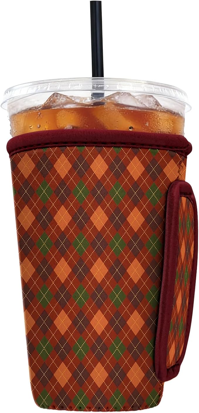 Reusable Insulated Neoprene Iced Coffee Sleeve by Cavllson