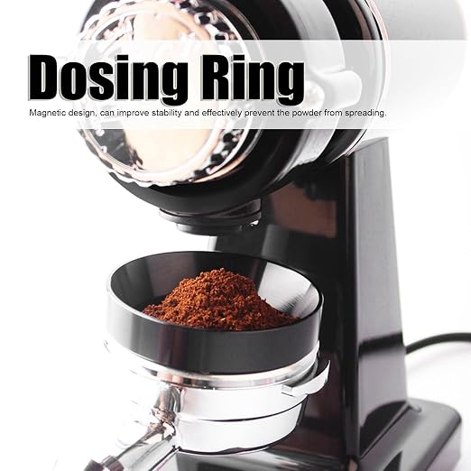 51mm Dosing Funnel, Aluminum Coffee Powder Ring, Safe Espresso Accessories Can - Image 2