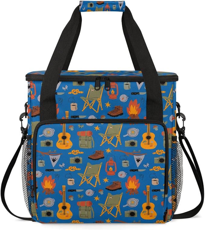 Camping Coffee Maker Travel Bag, Camping Large Carrying Storage Case Insulated by Home