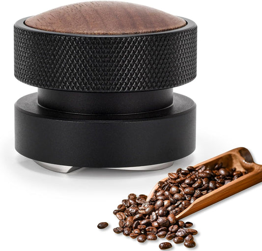 51mm Coffee Distributor and Tamper, Dual Head Espresso Tool with Adjustable Depth - Professional Coffee Leveler and Hand Tamper for 51mm Portafilters, Barista-Grade Espresso Accessory (51mm)