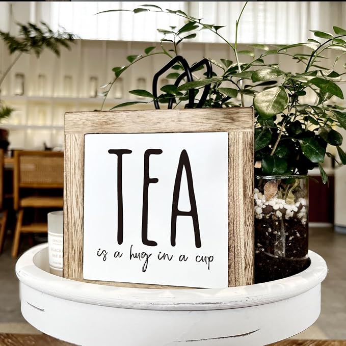 Tea is A Hug in A Cup, Wooden Box Signs - Image 4