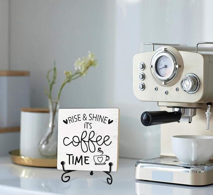 Coffee Desk Decor Sign, Coffee Time Sign - Image 6