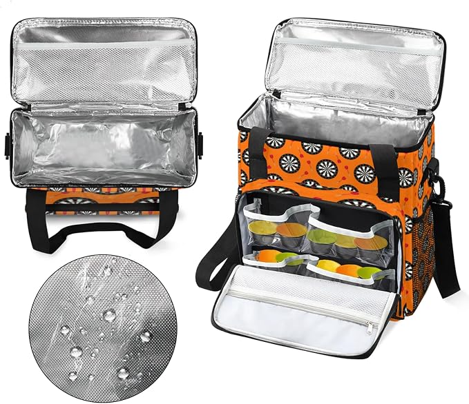 Dart Board Coffee Maker Travel Bag, Dart Board Large Carrying Storage Case - Image 3