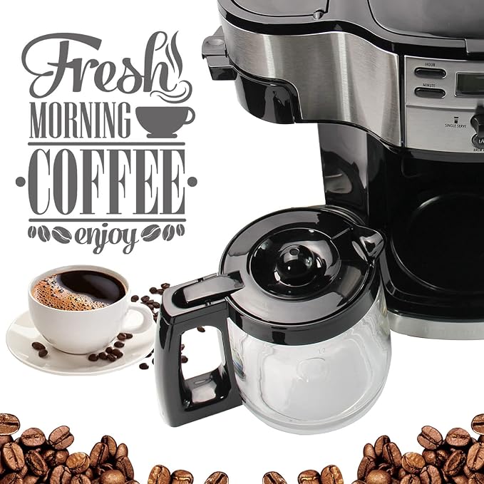 12-Cup Replacement Glass Coffee Carafe Compatible - Image 7