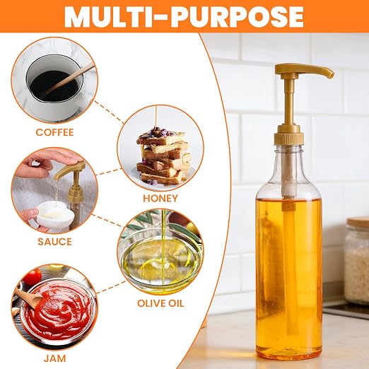 26Pcs Coffee Syrup Pumps, Fits 750ml 25.4oz Syrup Bottle, Coffee Syrup Pump - Image 6